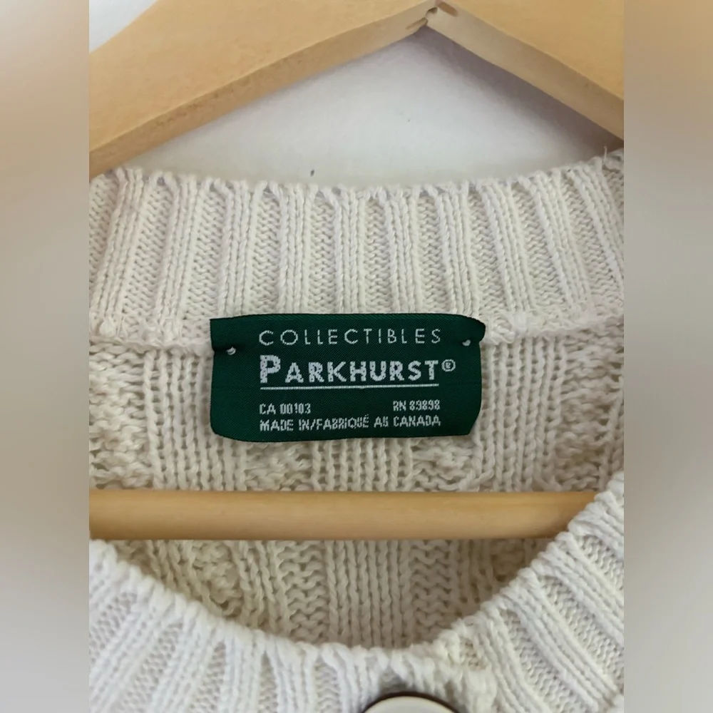 VINTAGE | Parkhurst knit sweater*made in Canada | size large - Picture 3 of 5